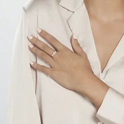 Bague Jwan Or Jaune Perle De Culture