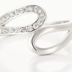 Bague Kali Argent Blanc Oxyde De Zirconium