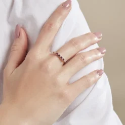 Bague Karrie Argent Blanc Oxyde De Zirconium