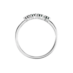 Bague Karrie Argent Blanc Oxyde De Zirconium