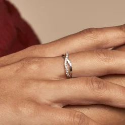 Bague Kassandre Argent Blanc Oxyde De Zirconium