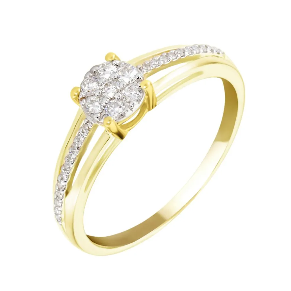 Bague Katherina Or Jaune Diamant