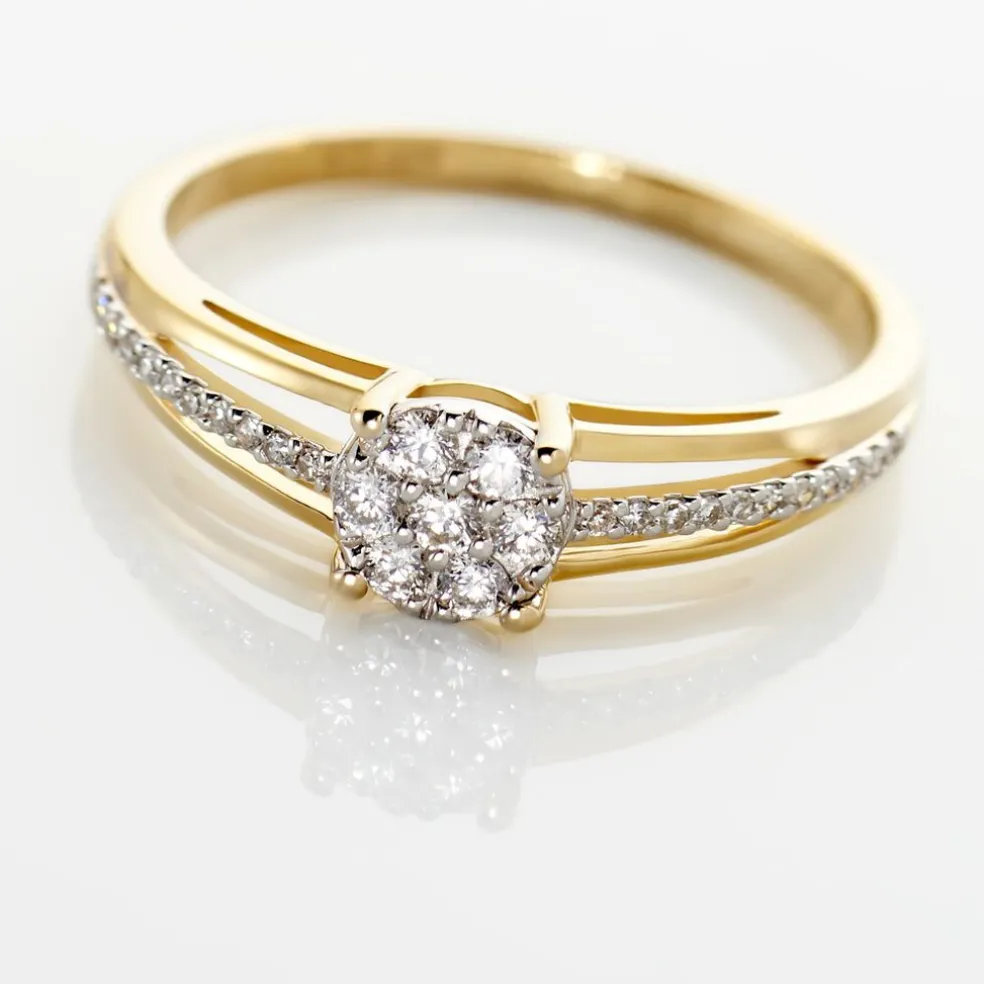 Bague Katherina Or Jaune Diamant