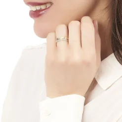 Bague Katiana Or Jaune Oxyde De Zirconium