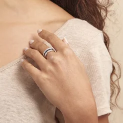 Bague Kelyan Argent Blanc Oxyde De Zirconium