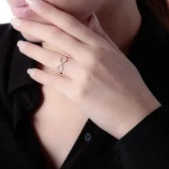 Bague Klothilda Or Jaune Oxyde De Zirconium