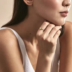 Bague Kurt Plaqué Or Jaune Oxyde De Zirconium