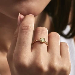 Bague Kurt Plaqué Or Jaune Oxyde De Zirconium