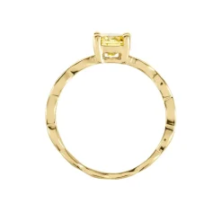 Bague Kurt Plaqué Or Jaune Oxyde De Zirconium