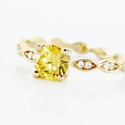 Bague Kurt Plaqué Or Jaune Oxyde De Zirconium