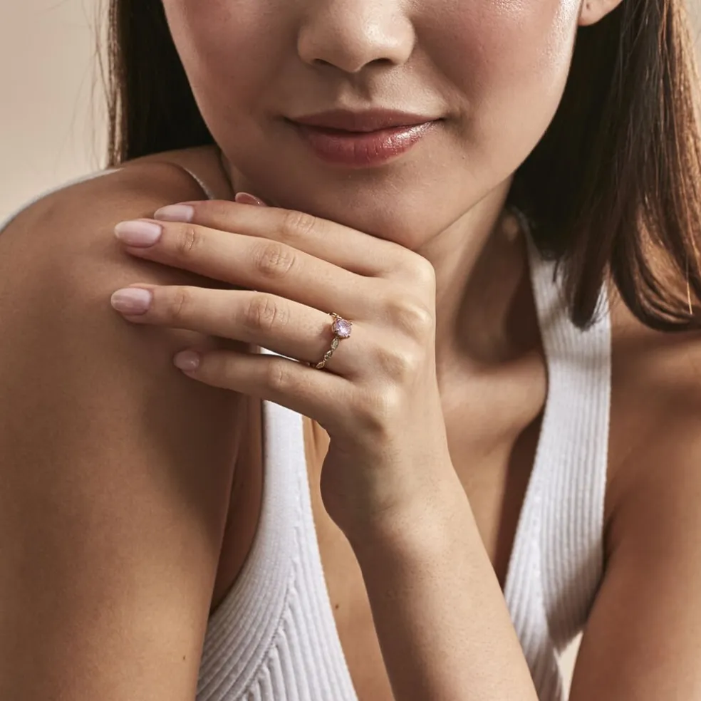 Bague Kurt Plaqué Or Jaune Oxyde De Zirconium