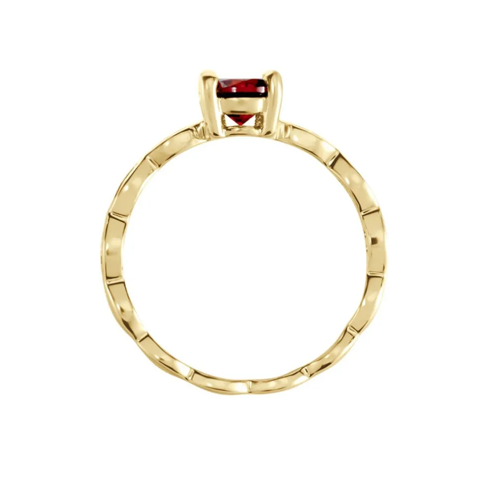 Bague Kurt Plaqué Or Jaune Oxyde De Zirconium