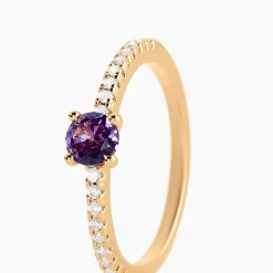 Bague Kurt Plaqué Or Jaune Oxyde De Zirconium