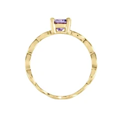 Bague Kurt Plaqué Or Jaune Oxyde De Zirconium