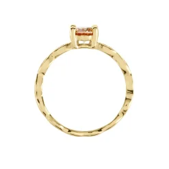 Bague Kurt Plaqué Or Jaune Oxyde De Zirconium