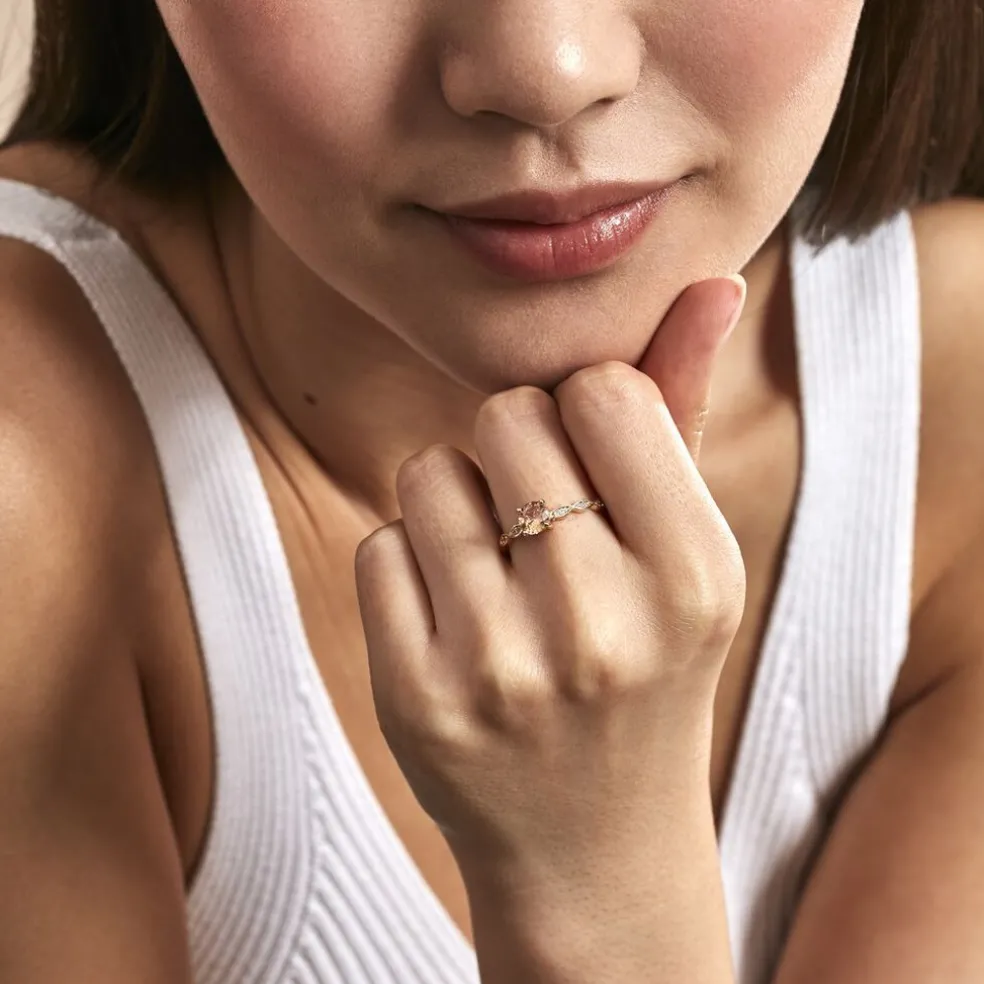 Bague Kurt Plaqué Or Jaune Oxyde De Zirconium