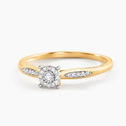 Bague Lakeshia Or Jaune Diamant