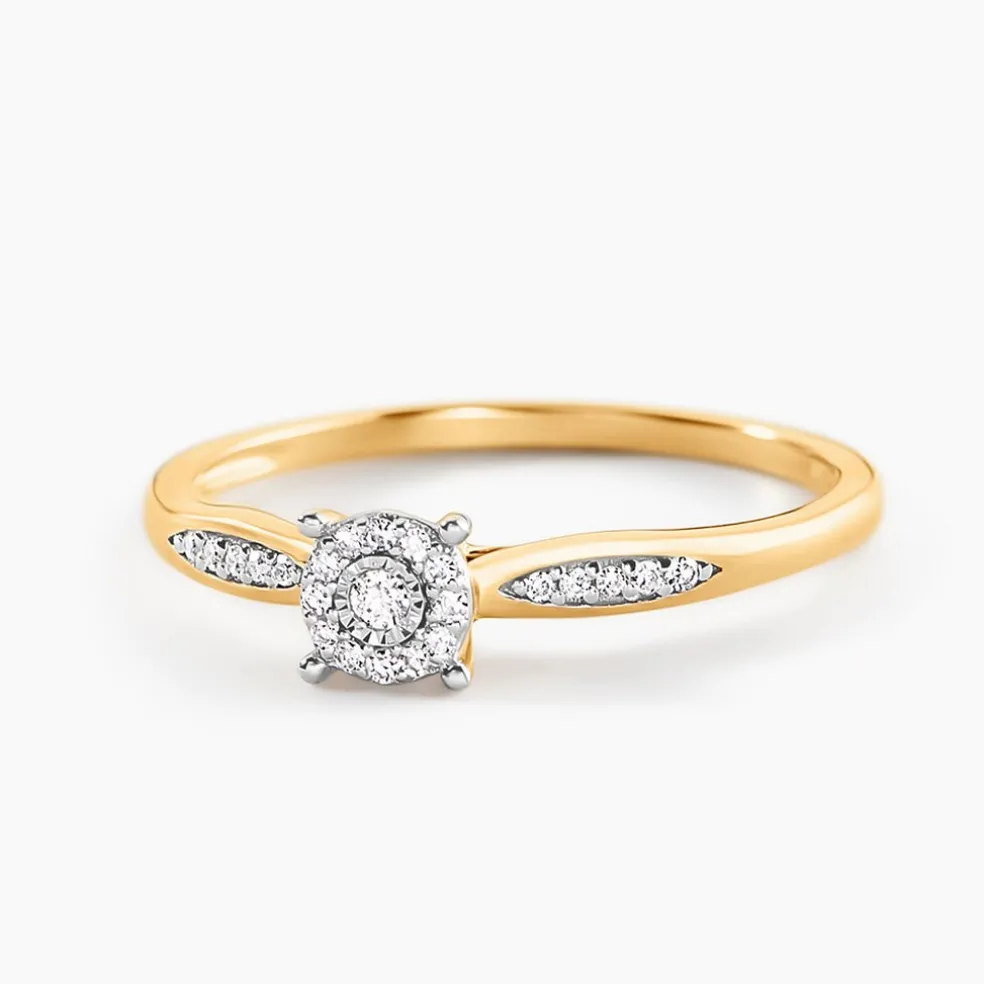 Bague Lakeshia Or Jaune Diamant