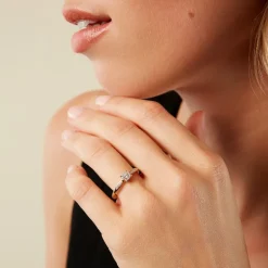 Bague Lakeshia Or Jaune Diamant