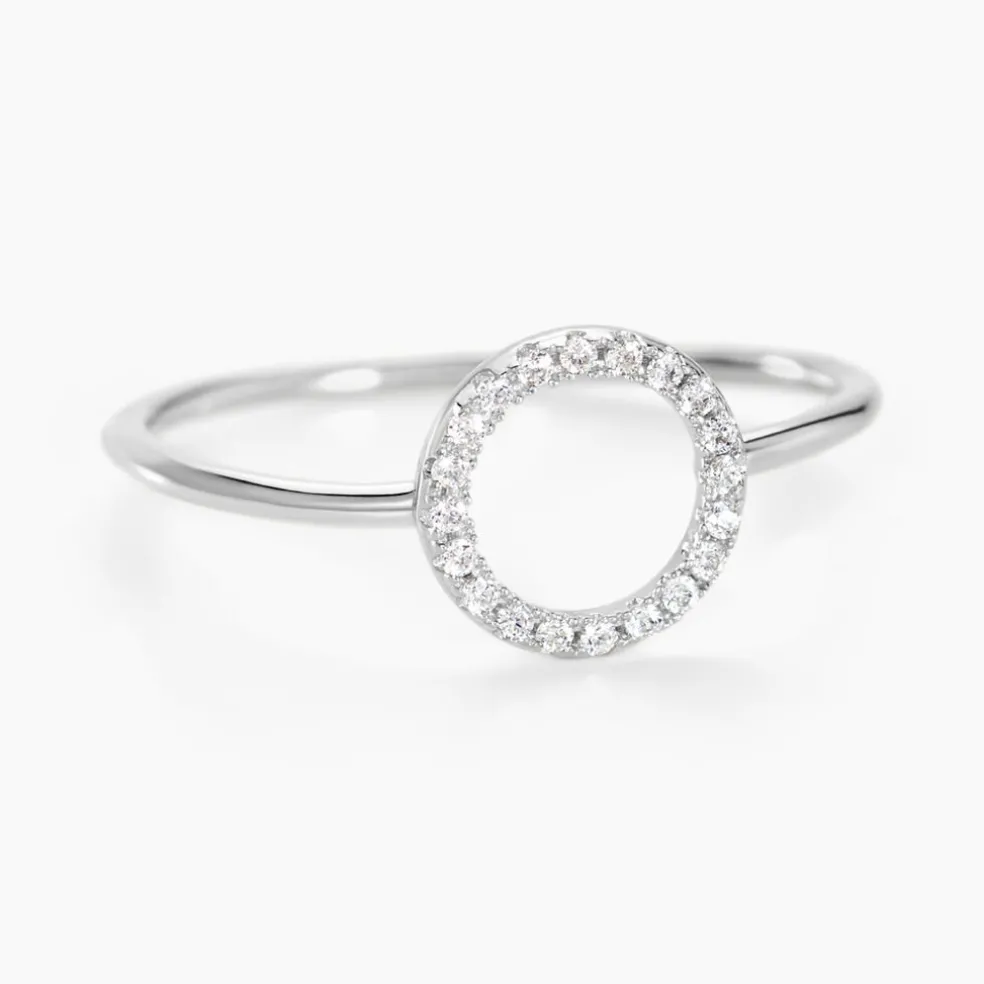 Bague Laureen Argent Blanc Oxyde De Zirconium