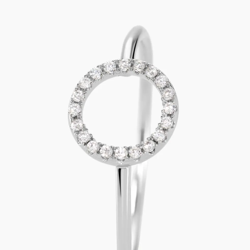 Bague Laureen Argent Blanc Oxyde De Zirconium