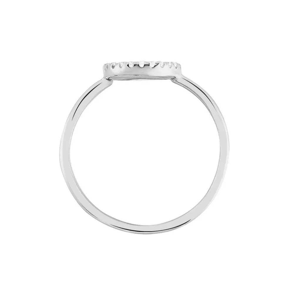 Bague Laureen Argent Blanc Oxyde De Zirconium