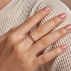 Bague Lazzaro Or Jaune Diamant