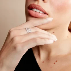 Bague Leopoldine Or Blanc Diamant