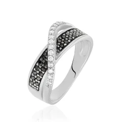 Bague Letty Argent Blanc Oxyde De Zirconium