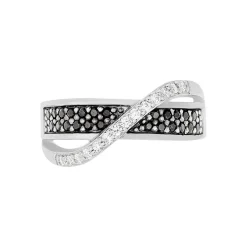 Bague Letty Argent Blanc Oxyde De Zirconium