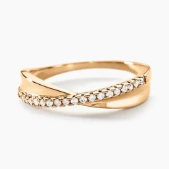 Bague Lia Plaqué Or Jaune Oxyde De Zirconium