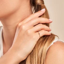 Bague Lilou Plaqué Or Doré Oxyde De Zirconium