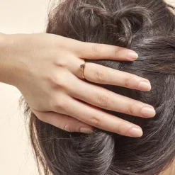 Bague Lily Or Jaune Quartz