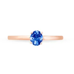 Bague Lily Or Rose Saphir