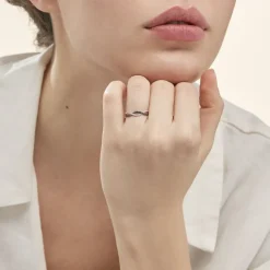 Bague Lilybeth Or Blanc Diamant