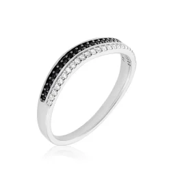 Bague Liraz Argent Blanc Oxyde De Zirconium