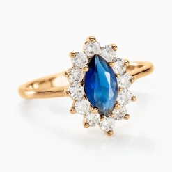 Bague Lisea Plaqué Or Jaune Verre Et Oxyde De Zirconium