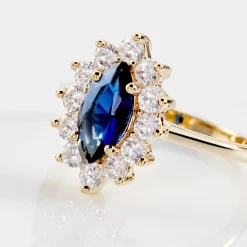 Bague Lisea Plaqué Or Jaune Verre Et Oxyde De Zirconium