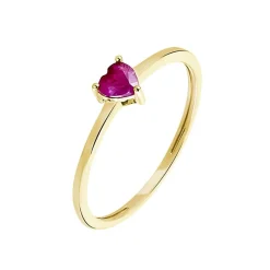 Bague Lissounia Or Jaune Rubis