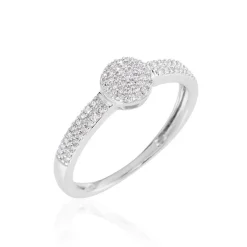 Bague Lisyae Or Blanc Diamants