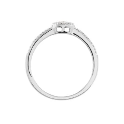 Bague Lisyae Or Blanc Diamants
