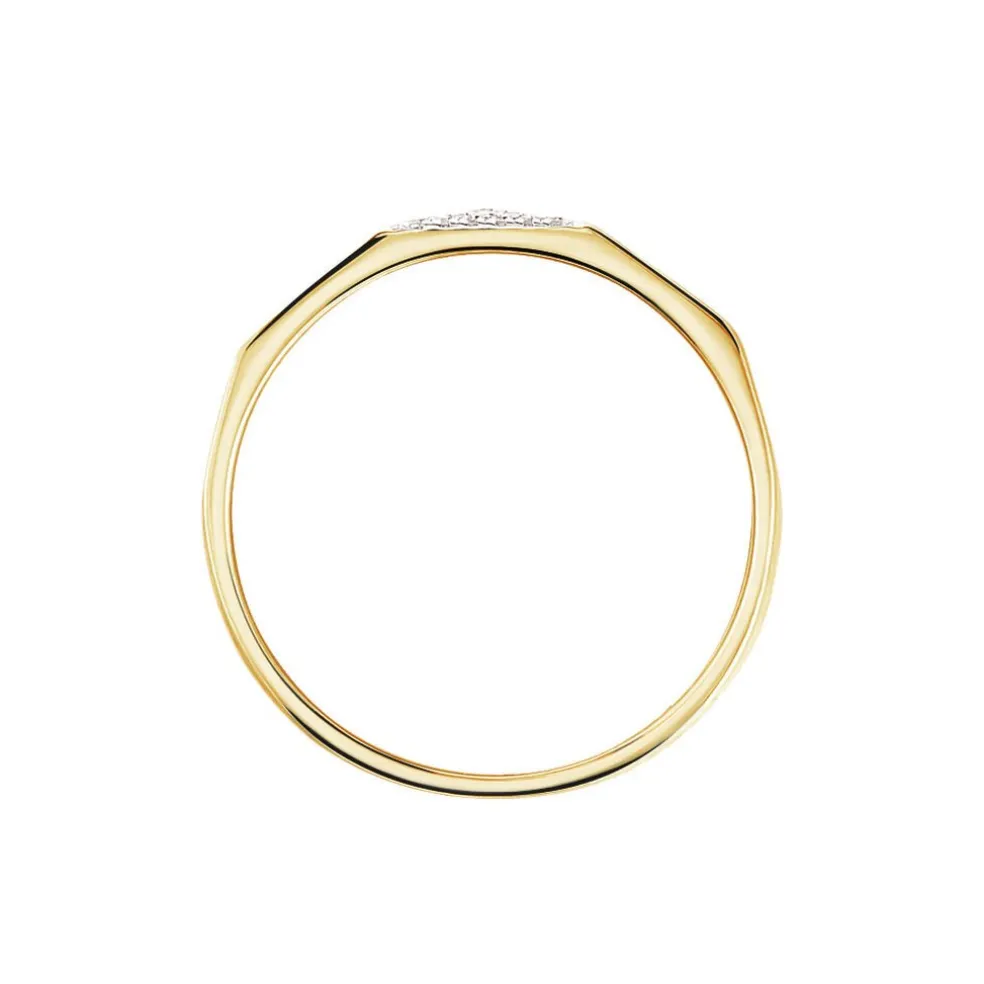 Bague Lizia Or Jaune Diamant