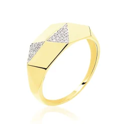Bague Lizia Or Jaune Diamant