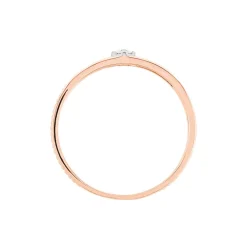 Bague Lou Or Rose Diamant