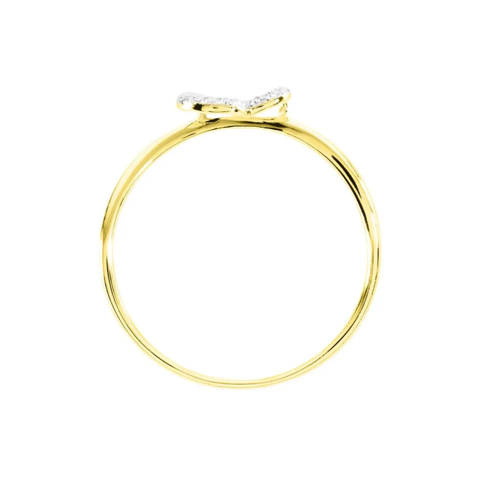 Bague Louise Or Jaune Diamant