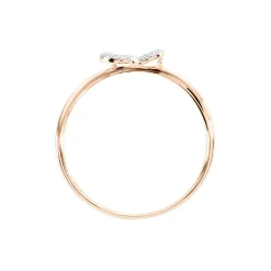 Bague Louise Or Rose Diamant