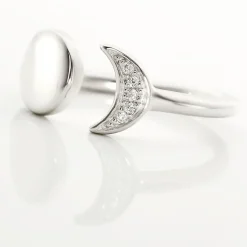 Bague Lyana Argent Blanc Oxyde De Zirconium