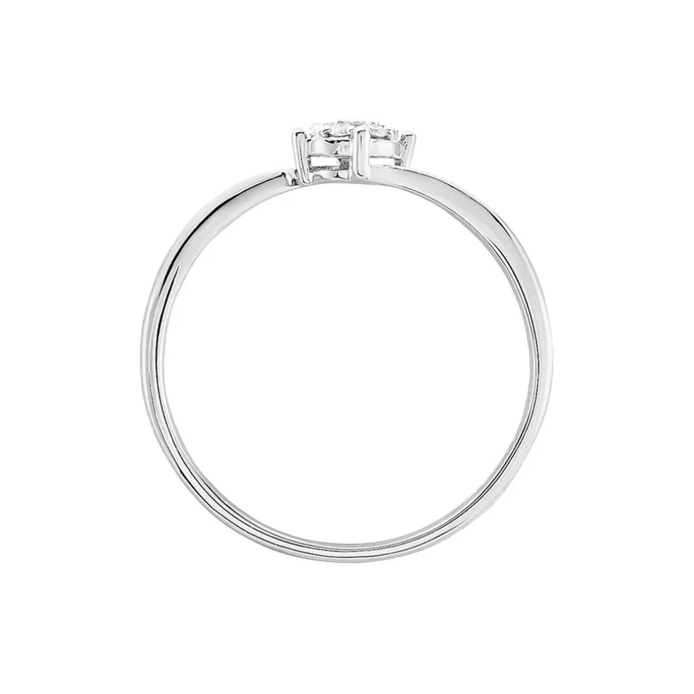Bague Lysia Or Blanc Diamant