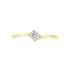 Bague Lysia Or Jaune Diamant