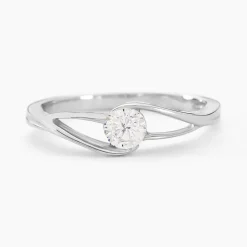 Bague Lysie Argent Blanc Oxyde De Zirconium